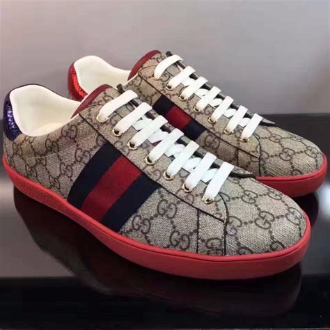 black gucci canvas shoes|gucci red canvas sneakers.